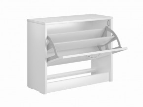 Тумба ОРИОН с одной полкой для обуви, цвет белый в Лесном - lesnoy.mebel24.online | фото 2
