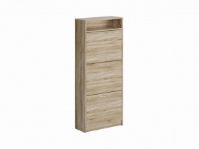 Тумба ОРИОН с тремя полками для обуви, цвет Дуб Сонома в Лесном - lesnoy.mebel24.online | фото
