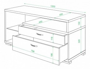 Тумба под ТВ Домино ТК-10 в Лесном - lesnoy.mebel24.online | фото 2