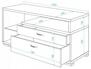 Тумба под ТВ Домино ТК-10М в Лесном - lesnoy.mebel24.online | фото 2