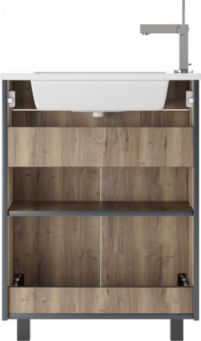 Тумба под умывальник "Modul 60"Dolche Dark без ящика Домино (DD5403T) в Лесном - lesnoy.mebel24.online | фото 4