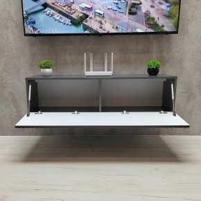 Тумба подвесная под ТВ LINES MTV4-MA 1150 Темно-серый (Графит-M 10.1.25) в Лесном - lesnoy.mebel24.online | фото 3