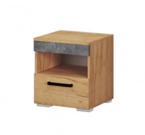 Тумба прикроватная Адель дуб крафт золотой/ателье светлое в Лесном - lesnoy.mebel24.online | фото