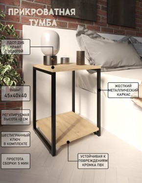 Тумба прикроватная "Лофт" (Лф.Т-2) в Лесном - lesnoy.mebel24.online | фото 4