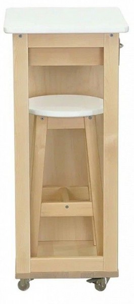 Тумба с табуретом Мебелик в Лесном - lesnoy.mebel24.online | фото 2