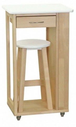 Тумба с табуретом Мебелик в Лесном - lesnoy.mebel24.online | фото 7