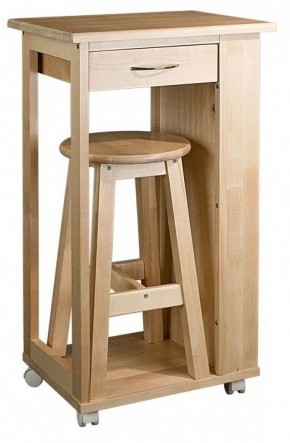 Тумба с табуретом Мебелик в Лесном - lesnoy.mebel24.online | фото