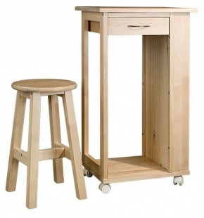Тумба с табуретом Мебелик в Лесном - lesnoy.mebel24.online | фото 4