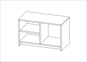 Тумба СИРИУС двухдверная низкая, цвет Дуб Венге в Лесном - lesnoy.mebel24.online | фото 2