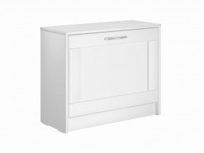 Тумба СИРИУС с откидной полкой для обуви, цвет белый в Лесном - lesnoy.mebel24.online | фото