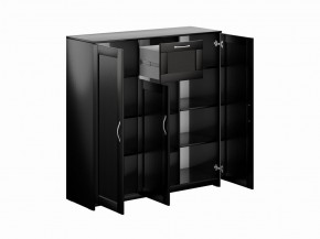 Тумба СИРИУС трехдверная с одним ящиком, цвет Дуб Венге в Лесном - lesnoy.mebel24.online | фото 3