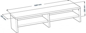 ТВ-тумба Энкель ТВ16, тамбурат, цвет белый в Лесном - lesnoy.mebel24.online | фото 3