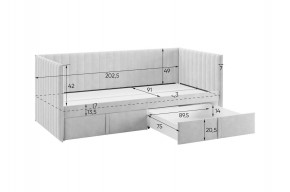 ТВИКС Кровать (софа) с ящиками 900 в Лесном - lesnoy.mebel24.online | фото 3