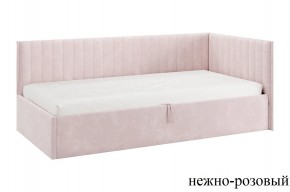 ТВИКС Кровать (тахта) с ПМ 900 (нежно-розовый) в Лесном - lesnoy.mebel24.online | фото