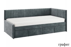 ТВИКС Кровать (тахта) с ящиками 900 (графит) в Лесном - lesnoy.mebel24.online | фото