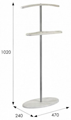 Вешалка для костюма Дэви 3 в Лесном - lesnoy.mebel24.online | фото 10