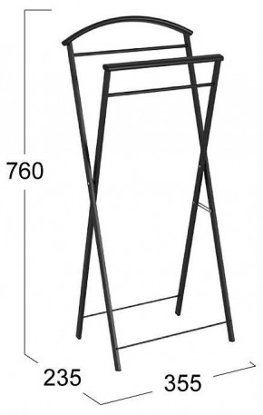 Вешалка для костюма Контур в Лесном - lesnoy.mebel24.online | фото