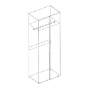 ВИТА Шкаф 2-ств для одежды в Лесном - lesnoy.mebel24.online | фото 2