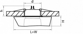 Встраиваемый светильник Lightstar Flutto 006430 в Лесном - lesnoy.mebel24.online | фото 3