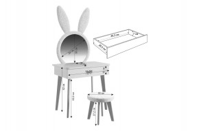 ЗАЙКА Набор детский в Лесном - lesnoy.mebel24.online | фото 3