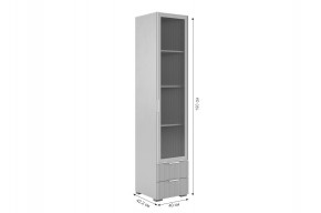 ЗЕФИР Гостиная К1 (белое дерево/белый муар) в Лесном - lesnoy.mebel24.online | фото 5