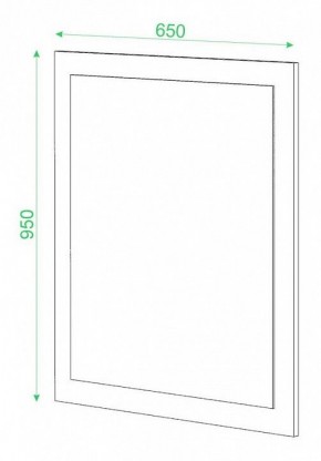 Зеркало настенное Домино в Лесном - lesnoy.mebel24.online | фото 2